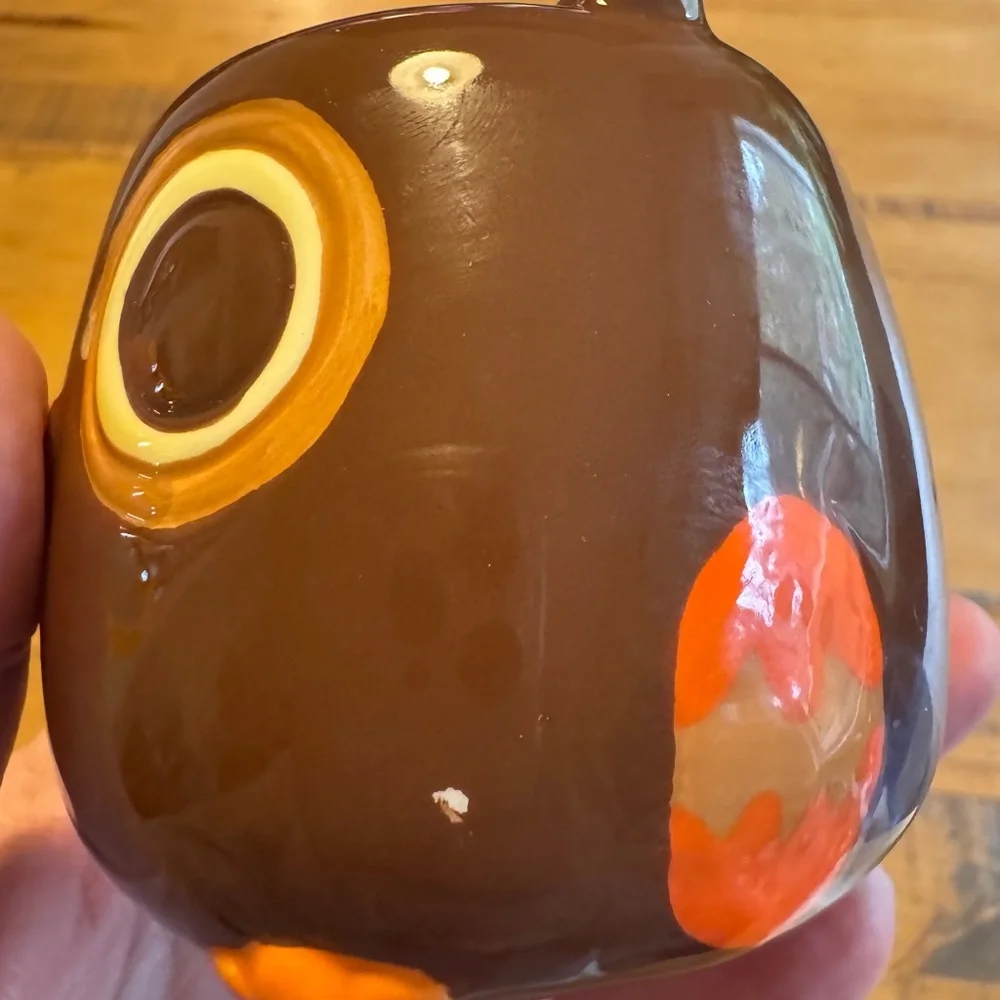 Retro-Style Owl Salt & Pepper Set, Ceramic - Picture 4 of 5